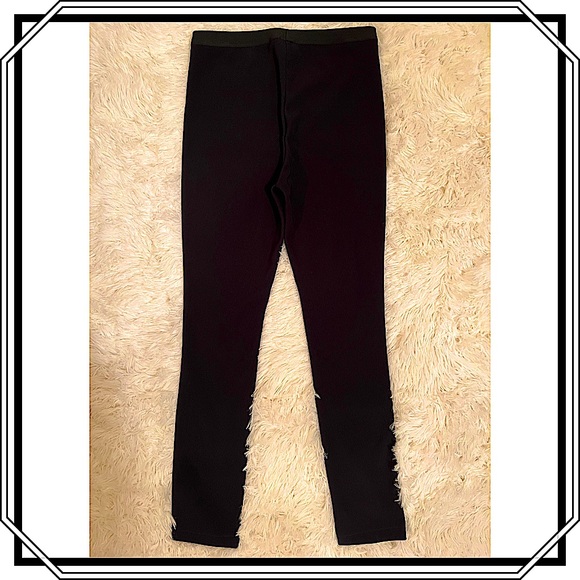 BCBG MaxAzria “Maddex” Leather Front Leggings (NWT) - Picture 9 of 10